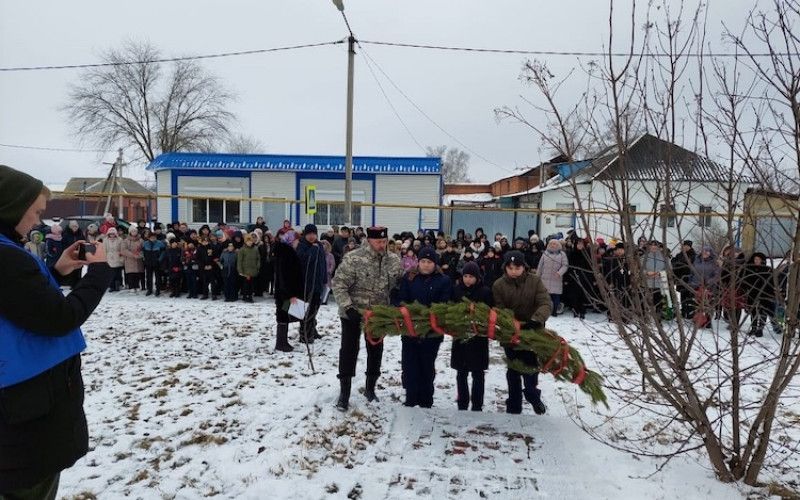 В Великомихайловке состоялась памятная акция, посвященная 80-летию освобождения села от немецко-фашистских захватчиков