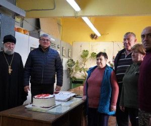 Новогодние поздравления работников экстренных служб и детей находящихся на лечении в больнице